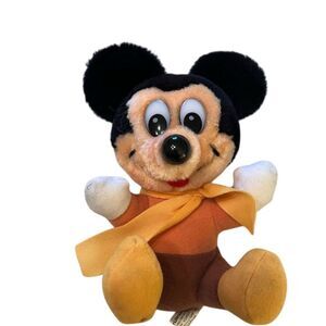 Vintage Disney Mickey's Christmas Carol Tiny Tim‎ Mickey Mouse Plush